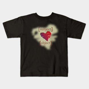 [subject] love [object] Kids T-Shirt